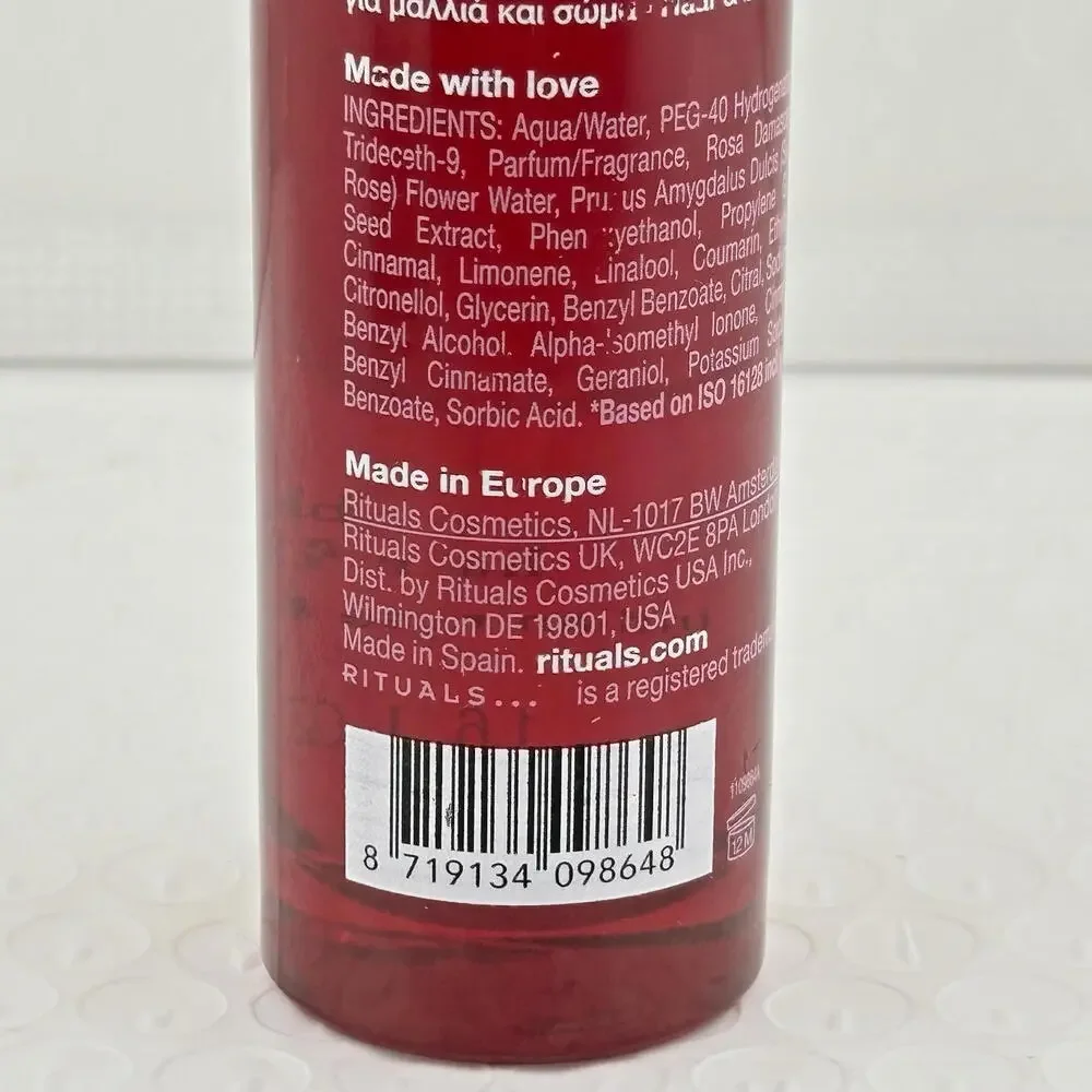 RITUALS The Ritual Of Ayurveda Blissful Hair‎ Body Mist 1.6oz Indian Rose Almond